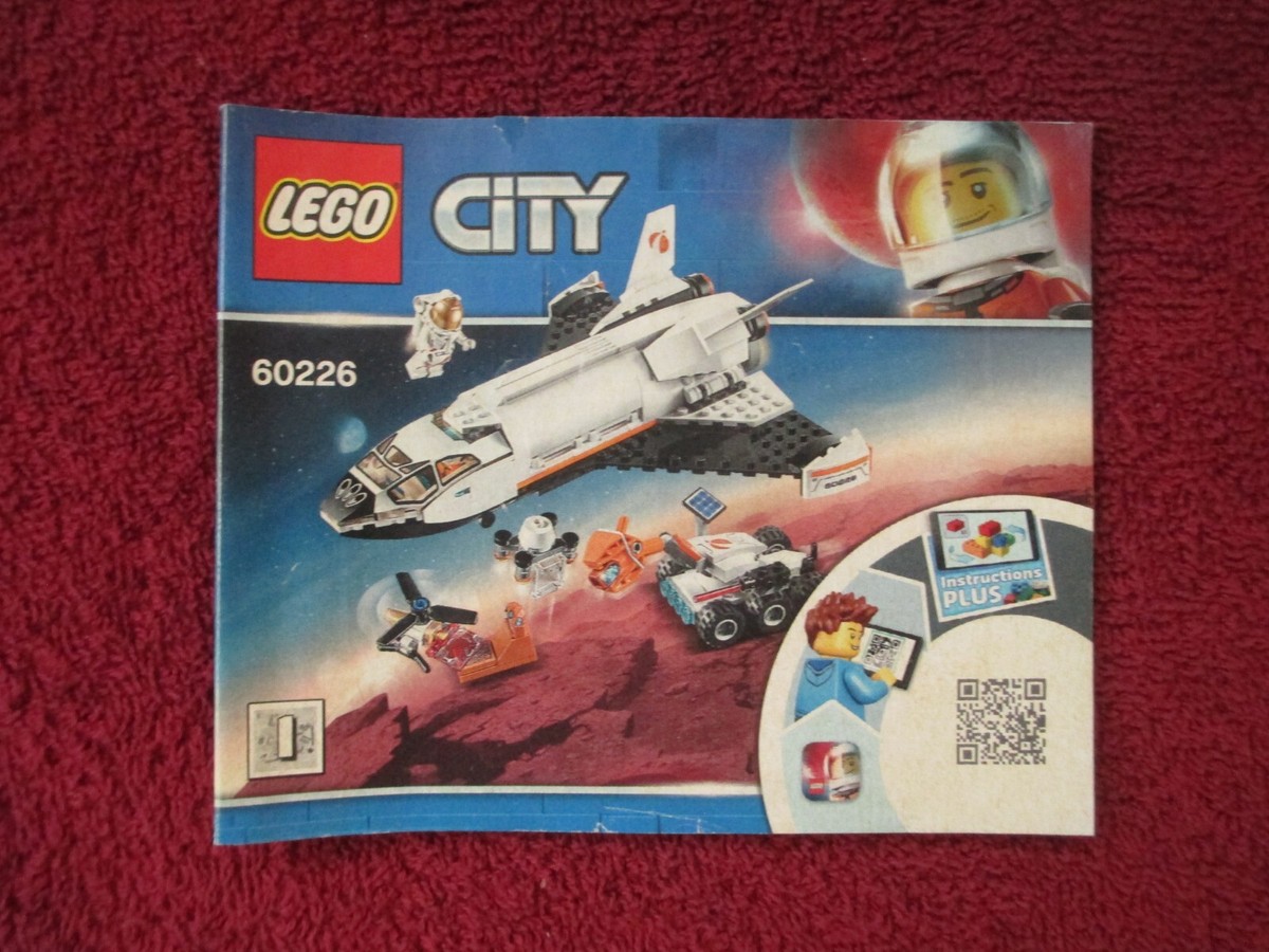 Genuine Original Lego CITY 60226 Instructions Manual UK