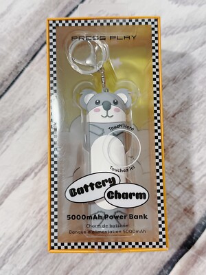 PRESS PLAY Koala Super Cute 5000 mAh Power Bank Charm De Battery