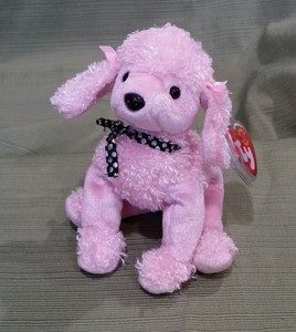 pink poodle beanie baby