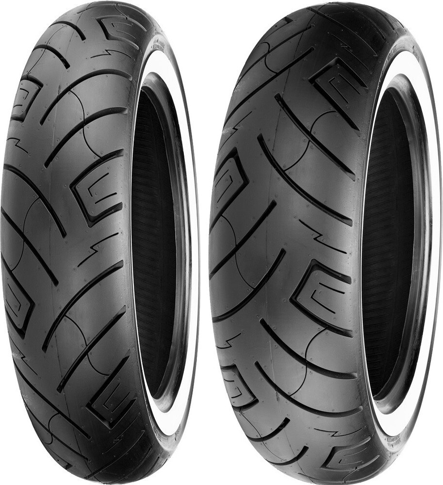 SHINKO 777 WHITE WALL 130/90-16 & 150/80-16 TIRE SET HONDA REBEL