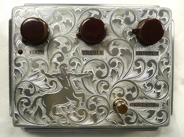 Professional Overdrive Boost Effects Pedal Completed.Hand Carved N
