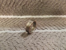 Oklahoma Handcrafted Washington Quarters coin ring, size 8 2008 Clad