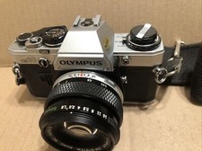   Near MINT w/Manual Adapter  OLYMPUS OM-10 Film Camera 50mm f1.8 Lens From JAPAN