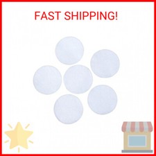 This Season's Colors White Adhesive Felt Circles: Variety of Sizes: 2  , 3  , 4  o