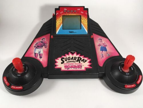 RARE Sugar Ray Leonard Electronic Talking Boxing Game Toy 1989 Vintage WORKS - Picture 1 of 12