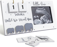 s - Baby Sonogram Picture Frame Ultrasound Photo Frame with Countdown Weeks