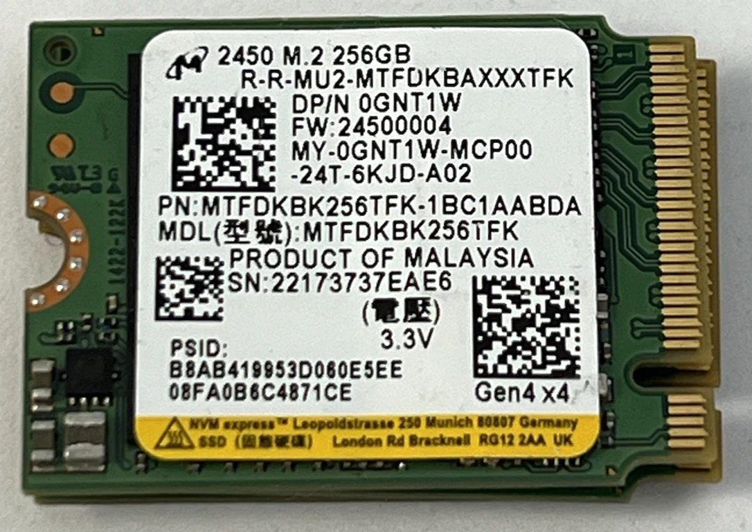 Micron M.2 Interface 256 GB Solid State Drives for sale - eBay