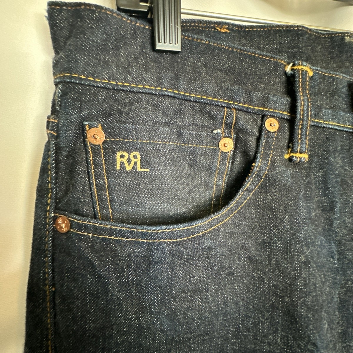 Ralph Lauren Double RL Selvedge Made in USA Japan Woven
