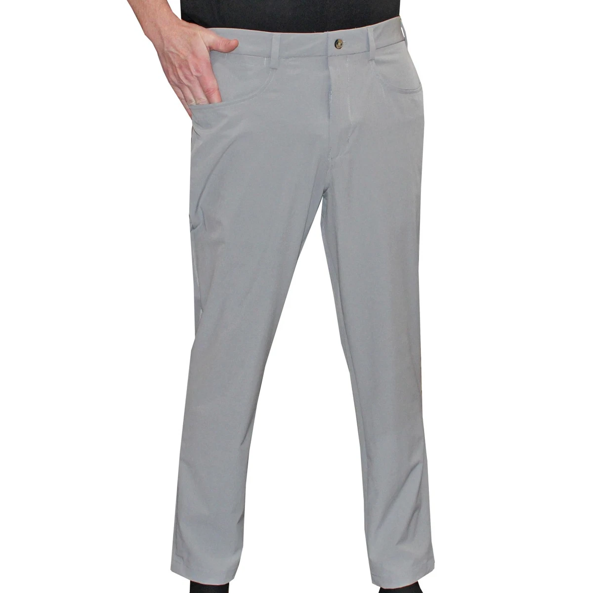 Pantalon De Golf Walter Hagen Perfect 11 – Gris Ardoise, 36x30 – Neuf