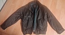 M. Flues Herren Jacke Leder Gr. 52 Schwarz Outdoor Lederjacke 