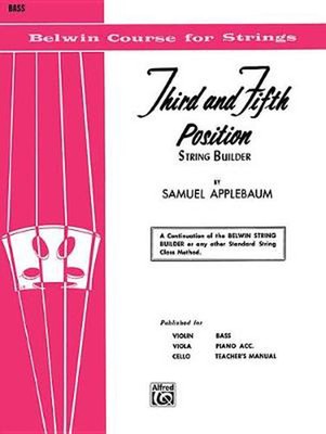 Third and Fifth Position String Builder - Bass (Englisch) Taschenbuch