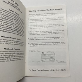 Formula One World Championship: Beyond the Limit Sega CD 1994 Mint F1 Racing