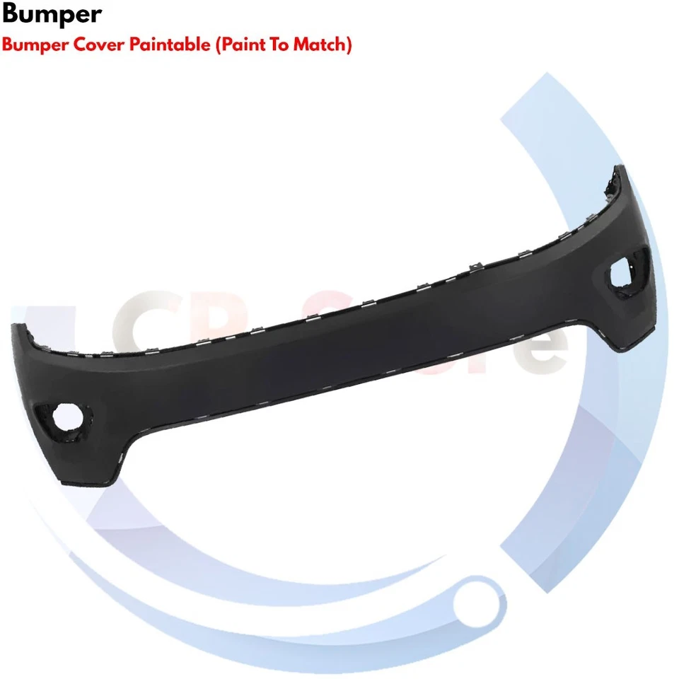 Front Bumper Cover & Fog Light Assembly Kit For 2014-2016 Jeep Grand Cherokee Foto 3 de 4