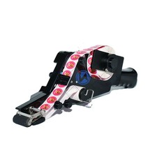 Portable semi-automatic labeling machine for fruit labeling