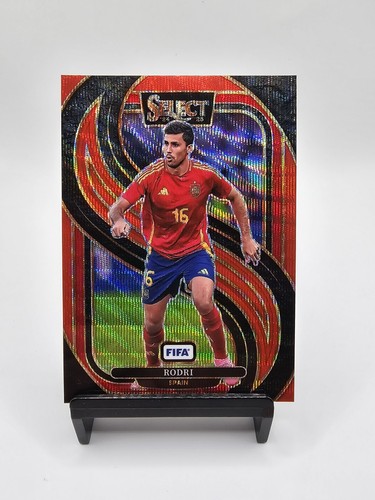 2024-25 Panini Select Fifa - Mezzanine Rodri #189 Red Wave Prizm /59