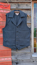 Gilet western Filson Mackinaw in lana | antracite | medio | Made in USA
