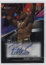 2021 Topps Finest WWE Roster Black Refractor 6/25 Bobby Lashley #RA-BL Auto oh5