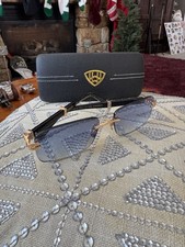Maybach THE HIGHNESS I Titanium Sunglasses Size 57  17-140