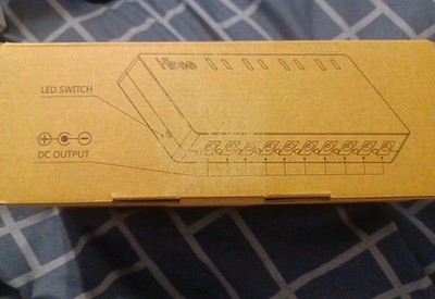 Guitar Pedal Power Supply 7 DC Output for 9V Effect Pedal Board with 2 AC Out...