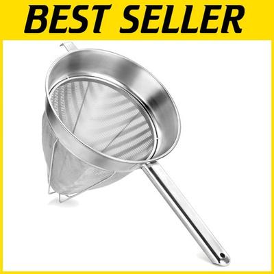 #ad Professional Grade Fine Mesh Strainer 10 Inch Stainless Steel Kitchen Tool $104.79