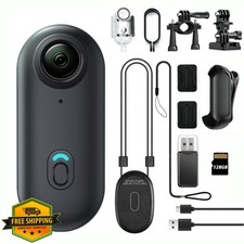 JETO 1080P Mini Body Camera 128GB Dual Touch Screen Waterproof Action Cam