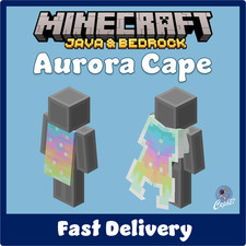 Minecraft - Aurora Cape Code - Bedrock&Java - All Platforms