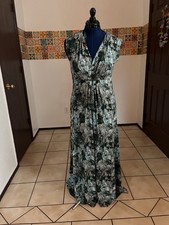 GORGEOUSSS Michael Kors sleeveless V-neck maxi dress with snakeskin print size M