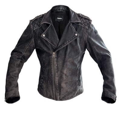 Bikerjacke Tigha Herren Jacke GrÃ¼n Tigha Winterjacken TIGHA BONE