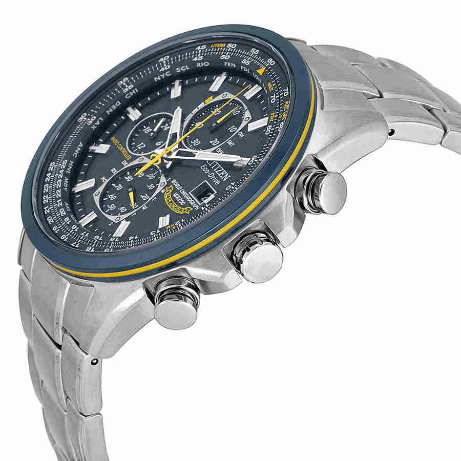 Citizen Eco Drive Blue Angels Chronograph Men s Watch AT8020 54L