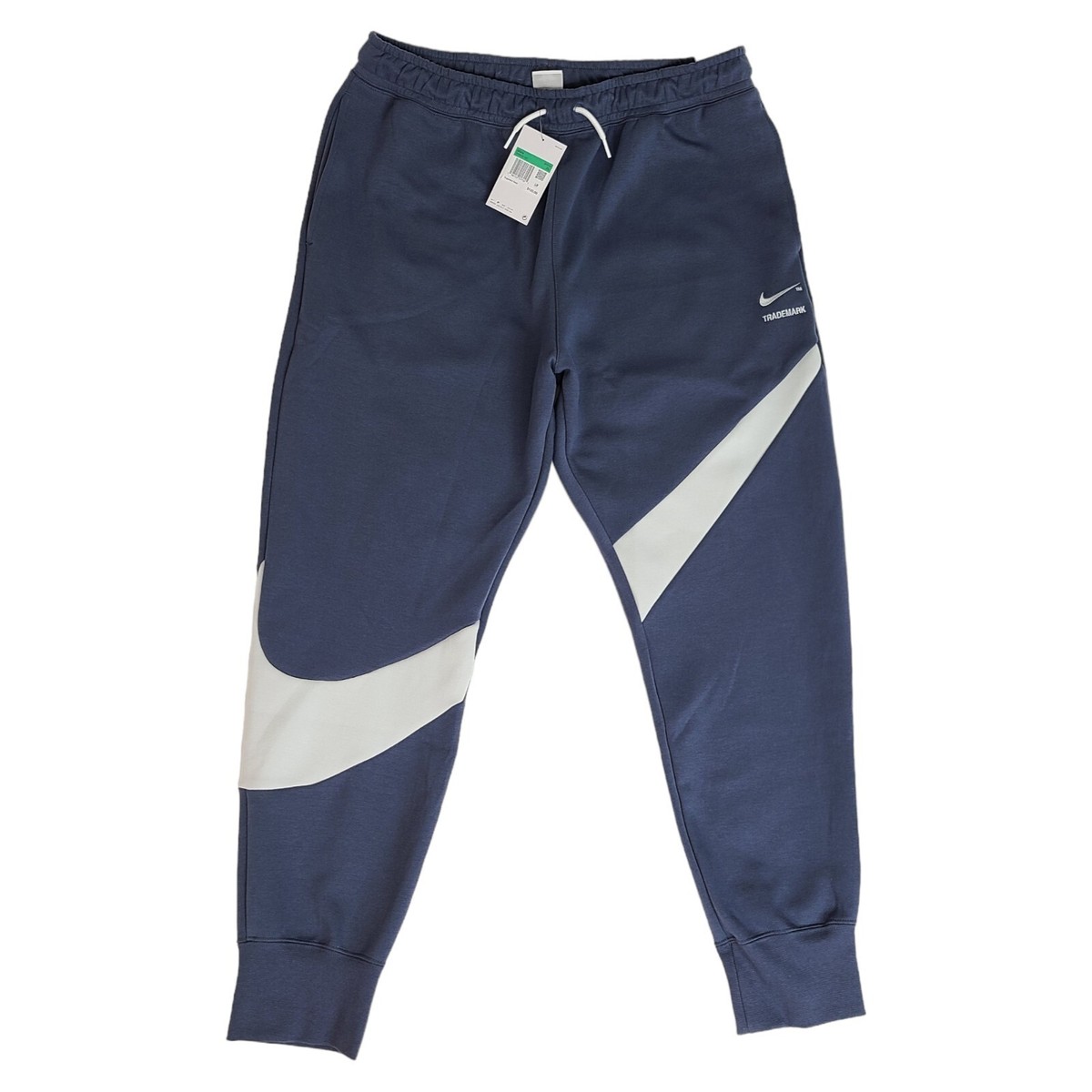 Nike Mens XL Big Swoosh Sportswear Tech Fleece Jogger Sweatpants Blue