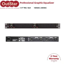 TZT-215 2CH 15 Band Equalizer Professional Graphic Equalizer with XLR/TRS #sz