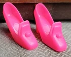 VINTAGE BARBIE TEEN DOLL HOT PINK HIGH HEEL SHOES