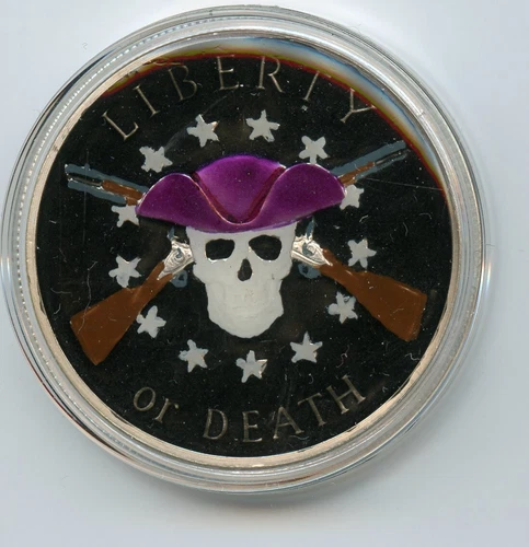 Golden State Mint 2020 LIBERTY or DEATH Silver Shield 1 oz. .999 Fine Silver