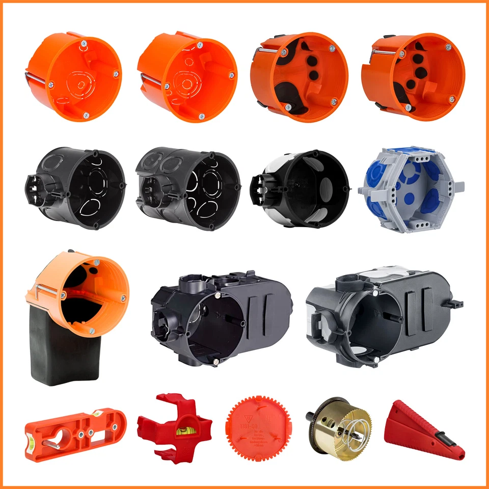 Kaiser Dosen Gerätedose Schalterdose Hohlwand Unterputz O-Range Econ Winddicht