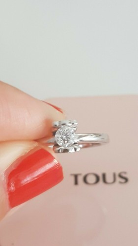 Tous anillo y diamante de 0,25 ct con certificado Ring anello | eBay
