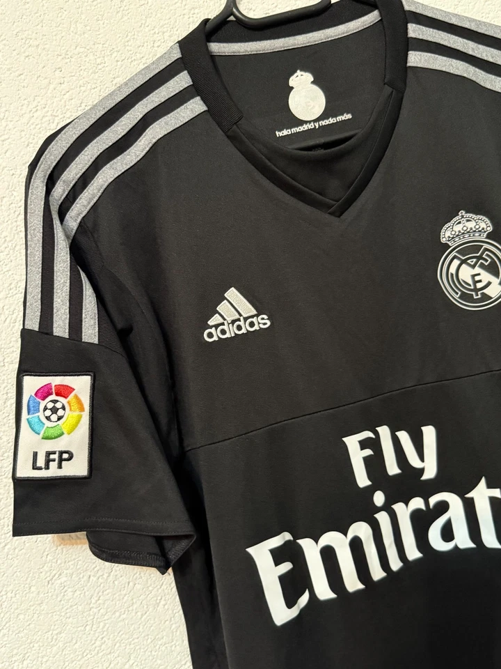 Camiseta Iker Casillas #1 Camiseta Real Madrid Fútbol Adidas S Camiseta Negra España Foto 4 de 4