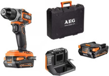 TRAPANO AEG BSB18SBL-202C PERCUSSIONE BRUSHLESS SUBCOMPACT 18V +2 BATTERIE 2.0Ah