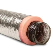 MEA-0625-6 MEA Air Duct, Polyester Core, Metalized Outer Jacket, 6-in. x 25-Ft.