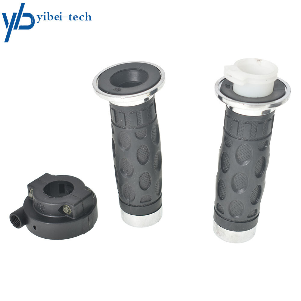 Throttle Grip & Cable Casing For GY6 50cc 125cc 150cc Chinese Scooters & Mopeds - Black