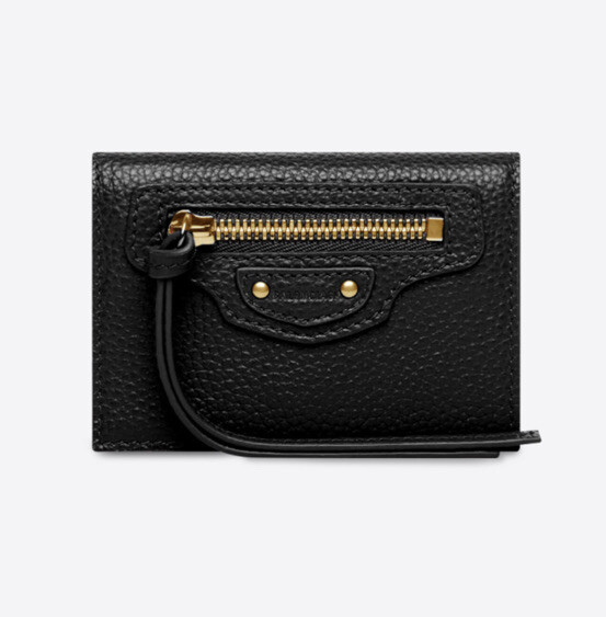 Brand New Black Balenciaga Neo Classic Mini Wallet 640107 | eBay