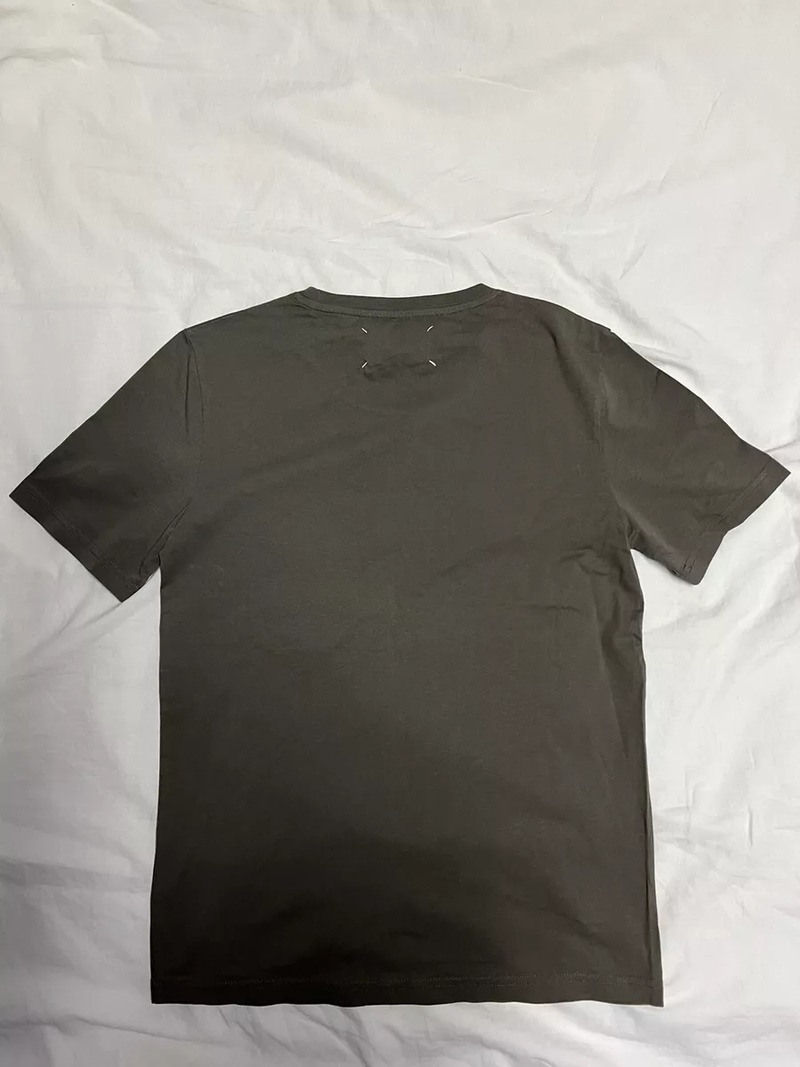 Maison Margiela Garment Dyed Tee Shirt Olive Green
