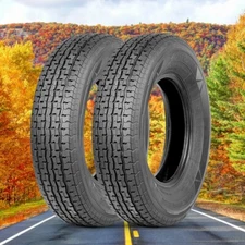 2 Trailer Tires ST205/75R14 Premium HALBERD 8 Ply Long-Lasting 205 75 14 Replace