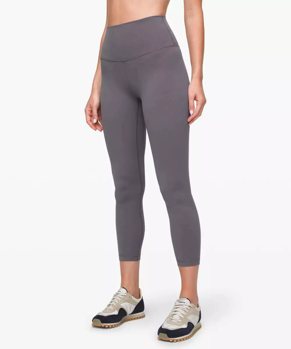 NEW LULULEMON ALIGN PANT 25 NULU TIGHTS TITANIUM GREY Sz 12 AU 16 $119  YOGA