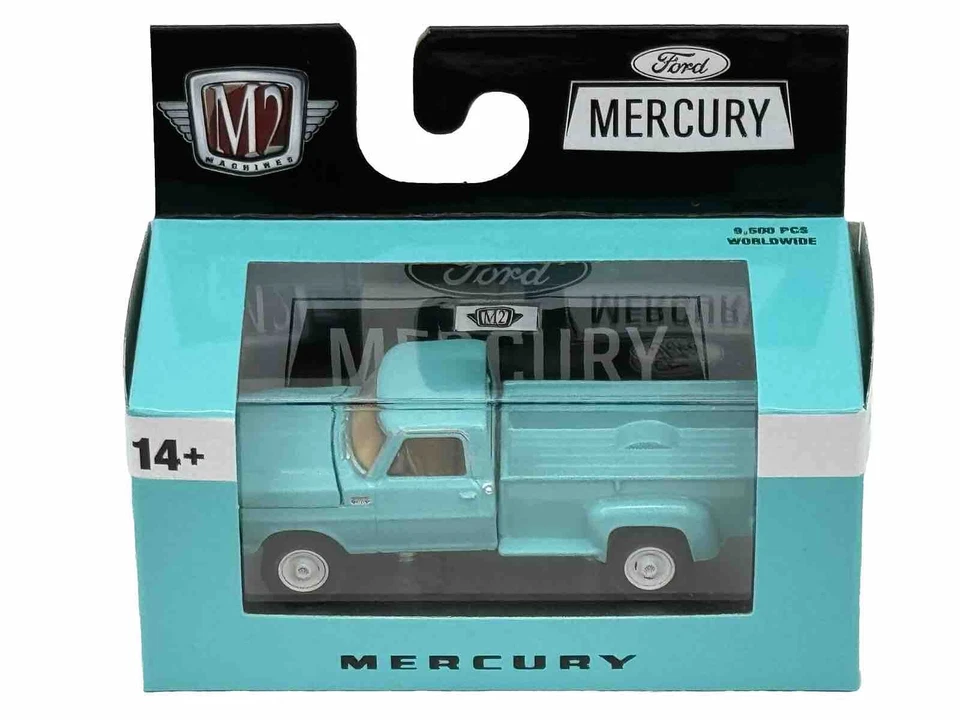 M2 Machines 2024 Team Mercury Blue 1967 Mercury M-100 cabina personalizada ¡En muy buen estado! Foto 2 de 4