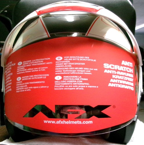 NOS- AFX Signal, 3/4 Open Face Helmet, Flip Visor and Sun Shade, (XXL) - Picture 5 of 22