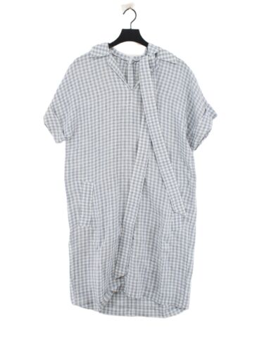 Jigsaw Women's Maxi Dress UK 12 White 100% Linen Maxi - Imagen 1 de 6