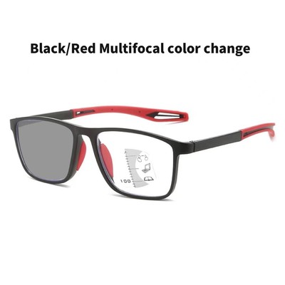 Men TR90 Bifocal Progressive Reading Glasses Flexible Sport 1.5 2.0 2.5 3 3.5 4