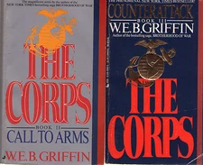 Complete Set Series - Lot of 10 The Corps Books by W.E.B. Griffin Semper Fi WEB