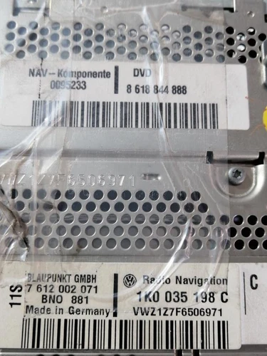 1K0035198C Sistema Navegacion Gps para VOLKSWAGEN PASSAT VARIANT (3C5) 1233566 - Imagen 4 de 10