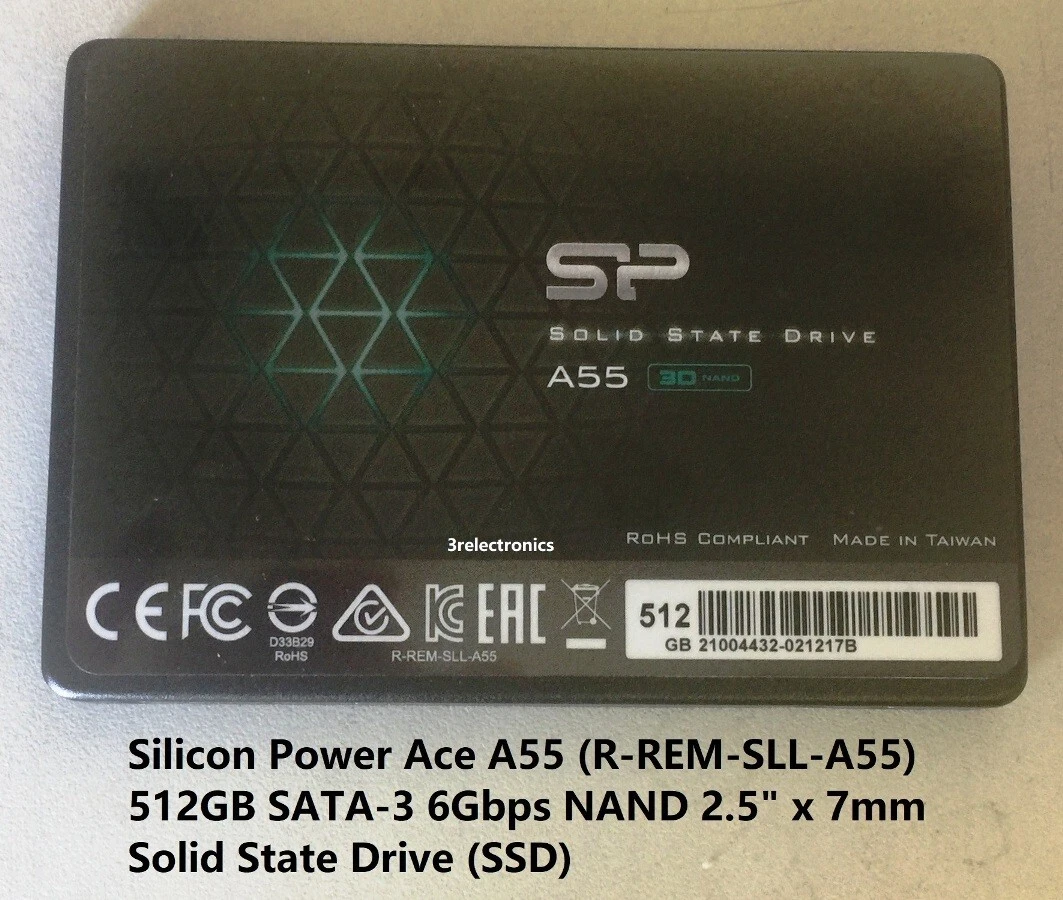 Silicon Power Ace A55 512GB SATA 3 NAND 6Gb s 2.5